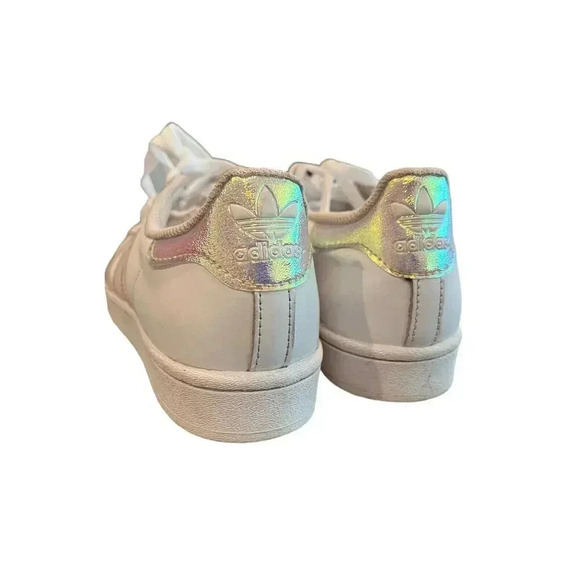 ADIDAS superstar hollografic 3stripe SHELL TOE us mens  5.5 - Picture 4 of 7